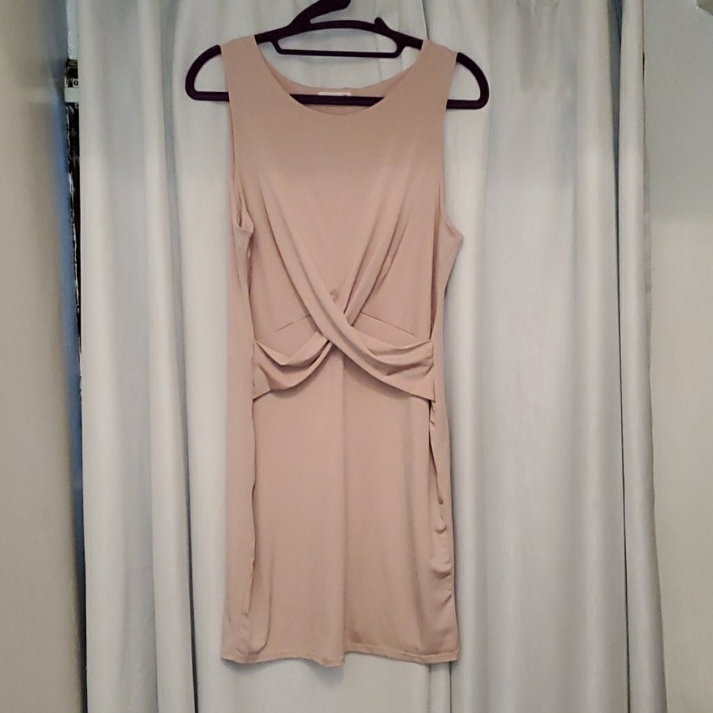 Bodycon Stretch Nude Women Dress